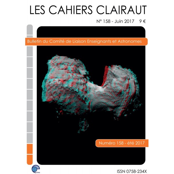 Cahiers Clairaut n°158, Eté 2017