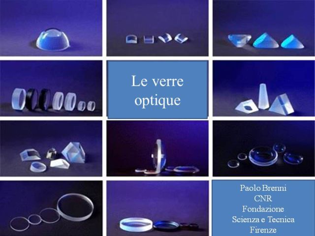 Le verre optique