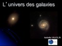 L'Univers des galaxies