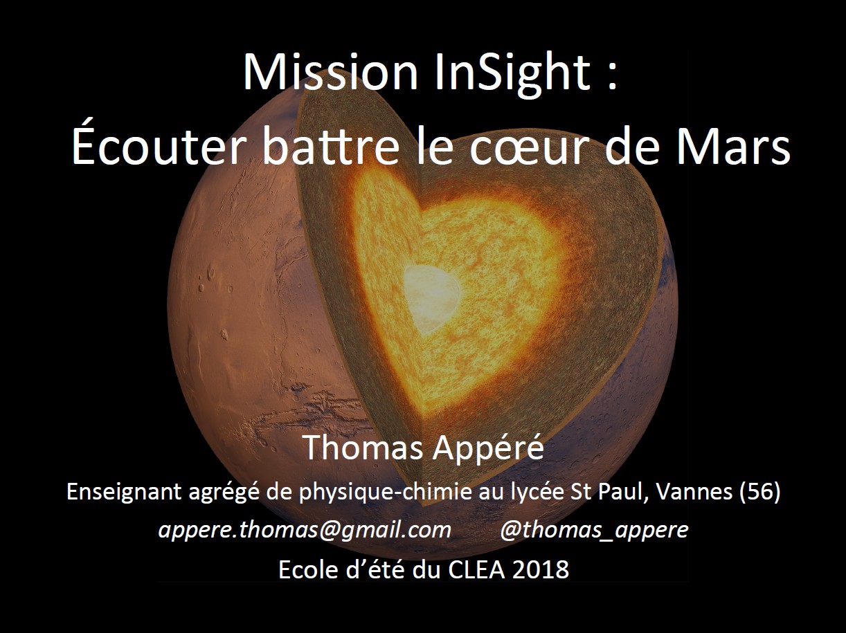 Mission Insight : écouter battre le coeur de Mars