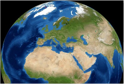 La Terre vue du Soleil le 10 juin 2021 à 10 h 30 TU La Terre vue du Soleil le 10 juin 2021 à 10 h 30 TU