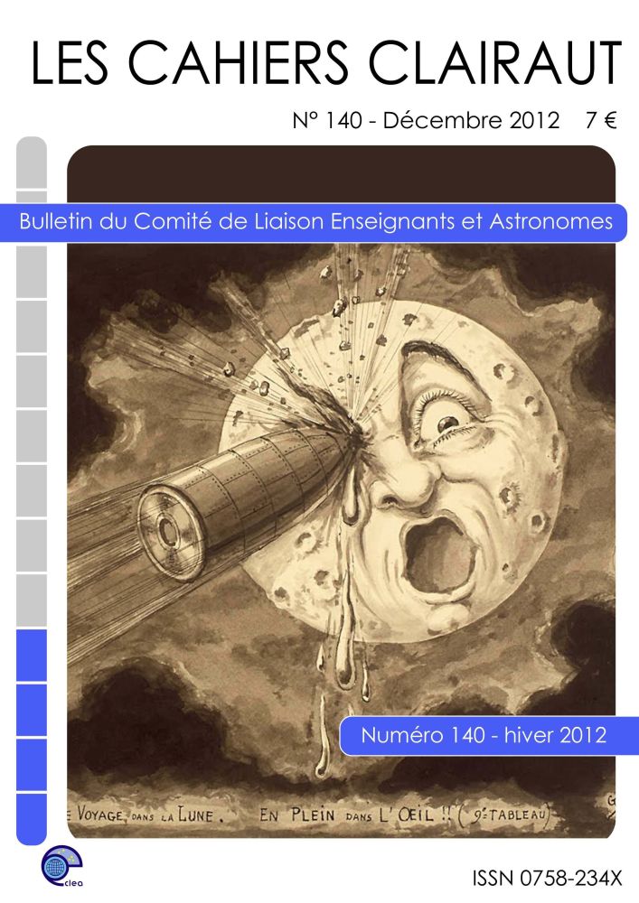 Cahier Clairaut N°140, Hiver 2012